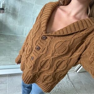 L.L. Bean Cable Knit Cardigan